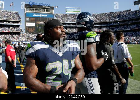 Marshawn Lynch does his talking on the field - Newsday