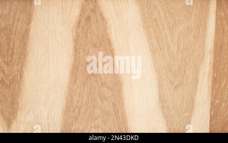 Bright texture of oak wood slab for table. Stock Photo