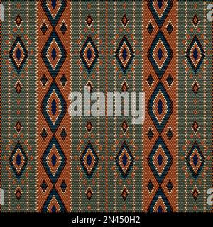 Ornament, mosaic, ethnic, folk pattern. It is made in bright, juicy, perfectly matching colors. Stock Photo
