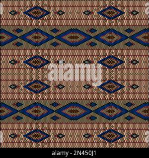Ornament, mosaic, ethnic, folk pattern. It is made in bright, juicy, perfectly matching colors. Stock Photo