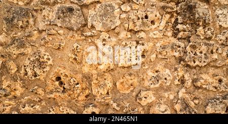 Natural Stone Wall Textured Background Stock Photo