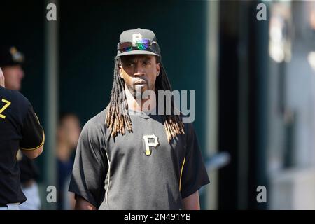 Pittsburgh Pirates outfielder Andrew McCutchen (22) during game against the  New York Mets at Citi Field in Queens, New York; May 12, 2013. Pirates  defeated Mets 3-2. (AP Photo/Tomasso DeRosa Stock Photo - Alamy