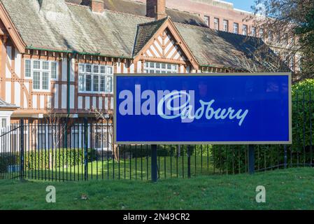 The Mondelez-Cadbury factory in Bournville, Birmingham, UK Stock Photo