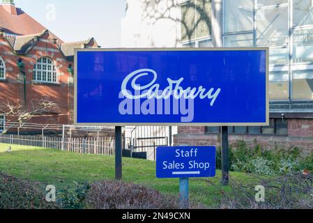 The Mondelez-Cadbury factory in Bournville, Birmingham, UK Stock Photo