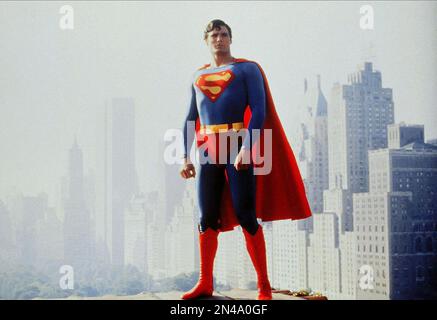 Superman film 1978 Christopher Reeve Stock Photo - Alamy