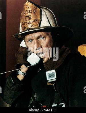 The Towering Inferno  Steve McQueen Stock Photo