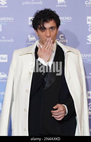 Italian singer Tananai (Alberto Cotta Ramusino) at 73 Sanremo Music ...