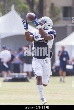 NO FILM, NO VIDEO, NO TV, NO DOCUMENTARY - Dallas Cowboys running back Ben  Malena (33) tries to evade Houston Texans linebacker Kourtnei Brown (48) at  AT&T Stadium in Arlington, Texas, on