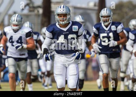 June 14th, 2017: .Dallas Cowboys fullback Keith Smith (41) .during an NFL  minicamp at The Star in Frisco, TX.Manny Flores/Cal Sport Media Stock Photo  - Alamy