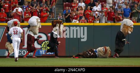 The Racing Presidents, Washington Nationals baseball team mascots -  Washington, DC USA Stock Photo - Alamy