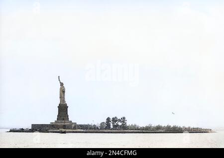 Statue of Liberty, Liberty Island, New York City, New York, USA, Angelo Rizzuto, Anthony Angel Collection, May 1964 Stock Photo