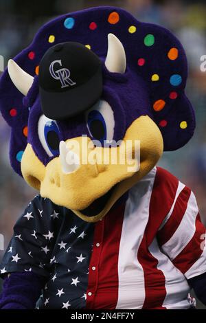 Dinger Colorado Rockies Mascot Plush Hat