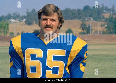 Guard Tom Mack of the Los Angeles Rams is pictured , Aug. 1973