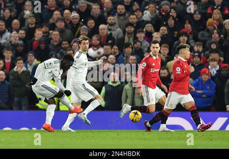 Wilfried Gnonto of Leeds United scores to make it 1-1 during the Derby ...