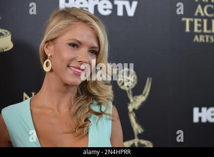 Suzanne Quast arrives at the 41st annual Daytime Emmy Awards at the