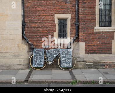 Cambridge a Street Photographers dream in capturing the Residents and its Architecture a must visit place in the UK Stock Photo