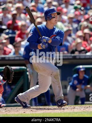 Chicago Cubs Anthony Rizzo in the first inning during a baseball game  against the Arizona Diamondbacks, Saturday, July 17, 2021, in Phoenix. (AP  Photo/Rick Scuteri Stock Photo - Alamy