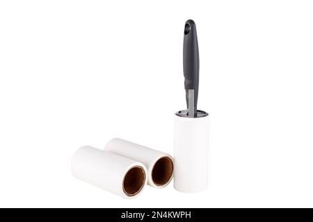 Sticky roller isolated on white background Stock Photo