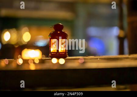 200 candles were placed on Falmouth Moor to represent the 200 missing refugee children according to the Home Office in government-approved hotels. Stock Photo