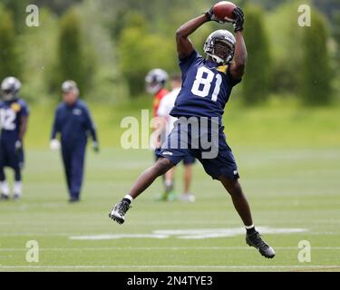 Seattle Seahawks wide receiver Kevin Smith (17) blocks Oakland Raiders