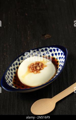 Jimami Dofu, Peanut Tofu, Rakkasei Doufu. Okinawa Prefecture Peanut Tofu Stock Photo