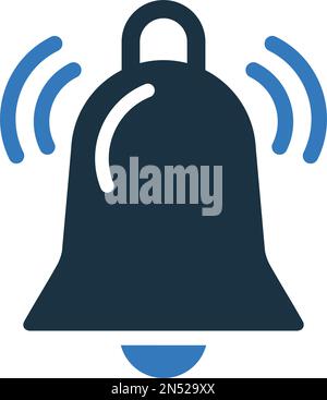 Alarm, alert, bell icon - Use for commercial purposes, print media, web or any type of design projects. Vector EPS file. Stock Vector