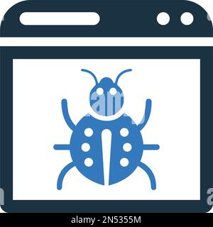Bug, fixing, malware icon - Perfect use for designing and developing websites, printed files and presentations, Promotional Materials and many more. V Stock Vector