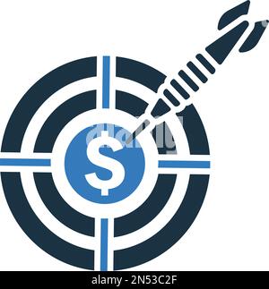 Business, target icon. Well organized simple vector illustration Stock ...