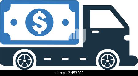 Cash, delivery icon. Well organized simple vector illustration Stock ...