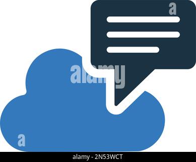 Cloud, conversion icon - Simple editable vector EPS file. Stock Vector