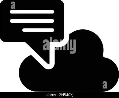 Cloud, conversion icon - Simple editable vector EPS file. Stock Vector