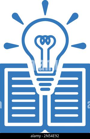 Creative, book, icon is isolated on white background. Use for graphic and web design or commercial purposes. Vector EPS file. Stock Vector