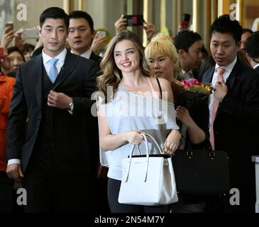 Los Angeles, United States. 28th Jan, 2023. LOS ANGELES, CALIFORNIA, USA -  JANUARY 28: Australian model and businesswoman Miranda Kerr arrives at the  G'Day USA Arts Gala 2023 held at the Skirball