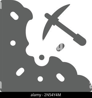 Geology, science icon - Perfect use for designing and developing websites, printed files and presentations, Promotional Materials and many more. Vecto Stock Vector