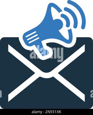 Email, advertisement, envelope icon - Perfect use for designing and developing websites, printed files and presentations, Promotional Materials and ma Stock Vector