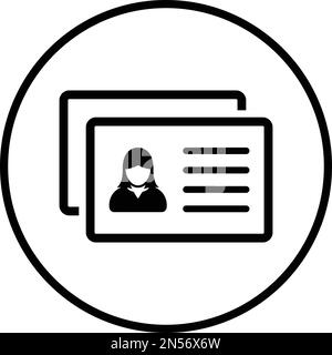 Profile, user, details icon - Perfect use for designing and developing websites, printed files and presentations, Promotional Materials and many more. Stock Vector