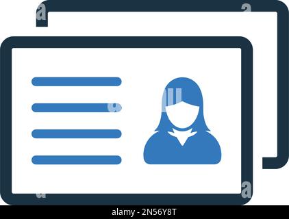 Profile, user, details icon - Perfect use for designing and developing websites, printed files and presentations, Promotional Materials and many more. Stock Vector