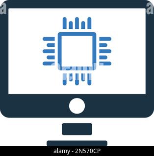 Processor, cpu, desktop icon - Perfect use for designing and developing ...