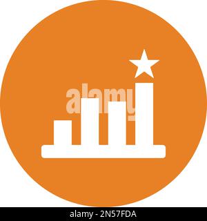 Rank, winner, success icon - Vector EPS file. Perfect use for print media, web, stock images, commercial use or any kind of design project. Stock Vector
