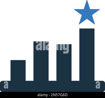 Rank, winner, success icon - Vector EPS file. Perfect use for print media, web, stock images, commercial use or any kind of design project. Stock Vector