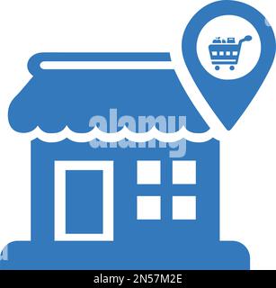 Store, navigation icon - Simple editable vector EPS file. Stock Vector