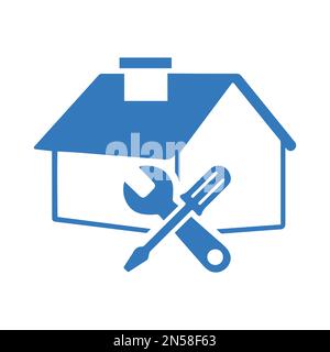 Construction place, Service point icon - Simple editable vector EPS file. Stock Vector