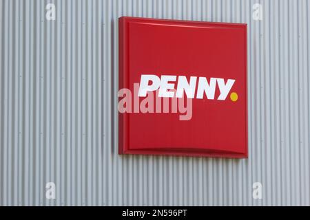 Penny / Logo / Lebensmittel-Discounter / Groceries / Foods Stock Photo ...