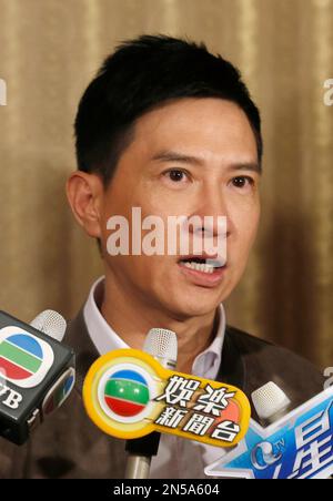 Hong Kong actor Nick Cheung arrives at the 10th Huading Awards ceremony ...