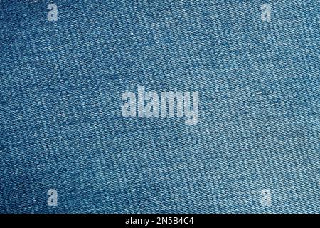 Blue jeans fabric denim texture background Stock Photo