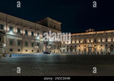 Quirinal Palace residence of the President of the Italian Republic. Consulta Palace, Constitutional Court of the Italian Republic. Rome, Italy, Europe Stock Photo