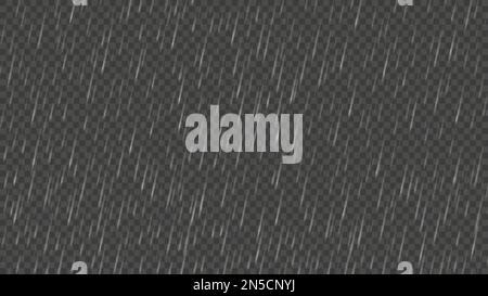 Rain drop effect. Rainfall texture isolated on transparent background ...
