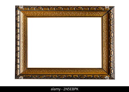 beautiful decorative frame insulated on white background Stock Photo