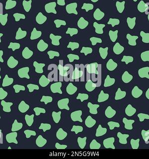 Abstract blob splash design template on dark backdrop. Vector illustration design. Decorative textile seamless pattern template background Stock Vector