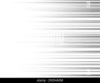 Manga focus speed lines for comic effect. Stock Vector